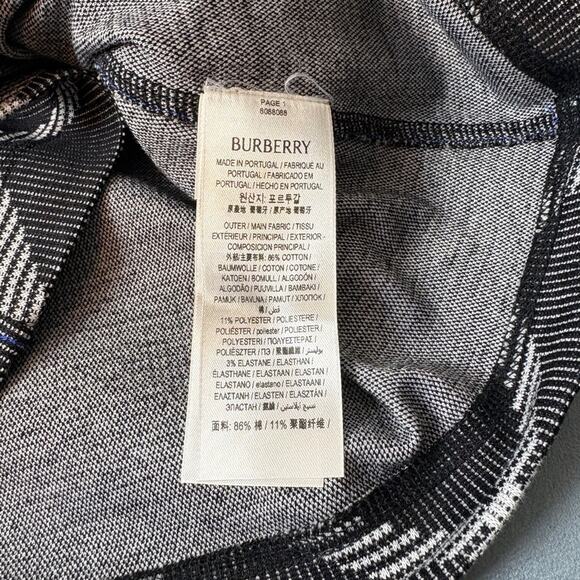 Burberry Black and Gray Women's Top L - Picture 4 of 5